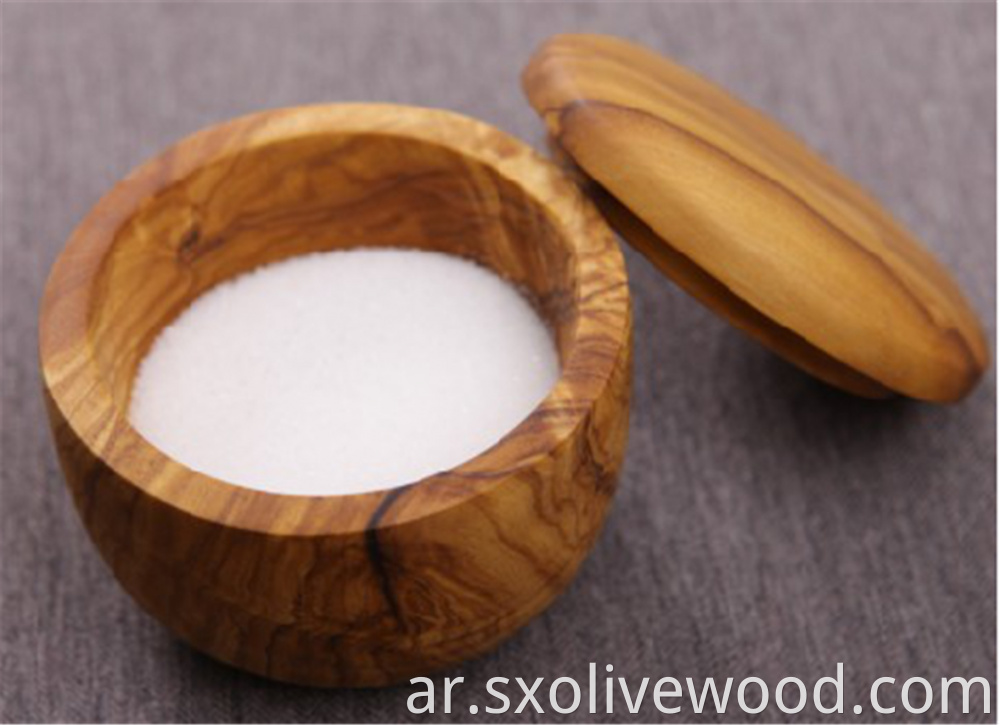 Olive Wood Salt Keeper